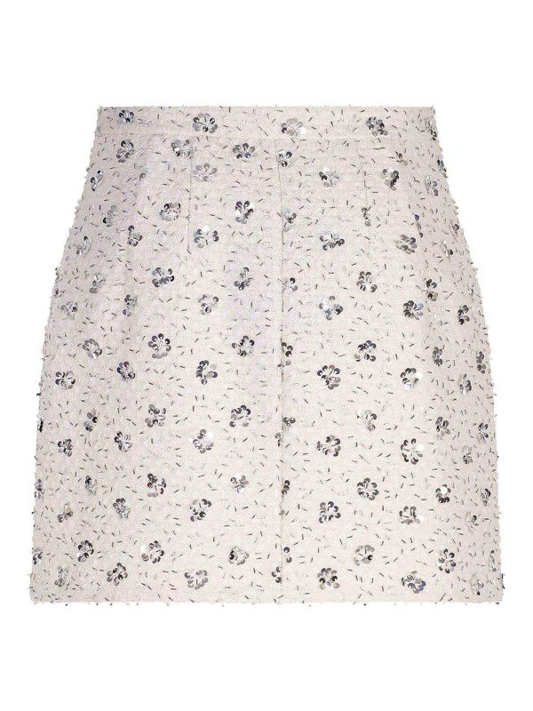 The Best Shops Amen: ニーレングススカート＆ミディ丈 - 膝丈/ミディスカート - 白