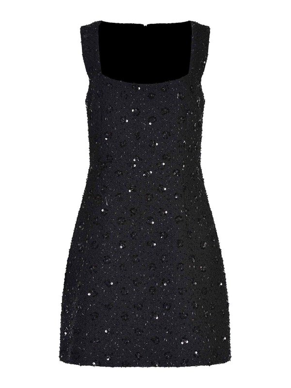 Amen: Knielange Kleider - Knielanges Kleid - Schwarz