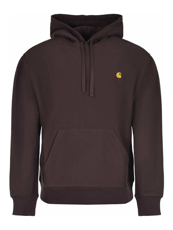 CARHARTT: スウェット＆セーター - スウェットシャツ/セーター - ブラウン