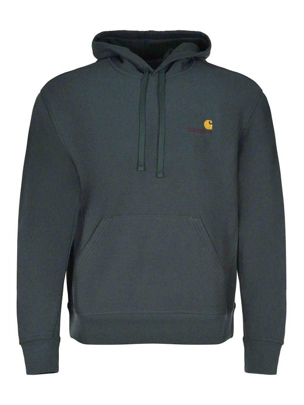 CARHARTT: スウェット＆セーター - スウェットシャツ/セーター - ダークグリーン