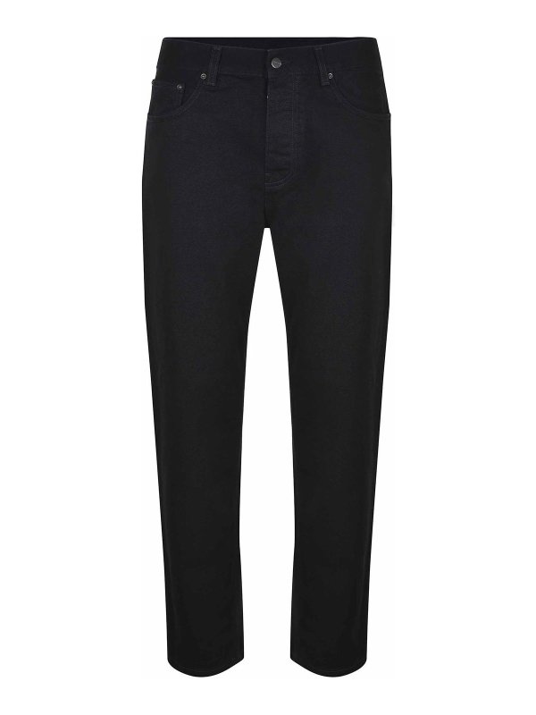 CARHARTT: ストレートジーンズ - ストレートジーンズ - 黒