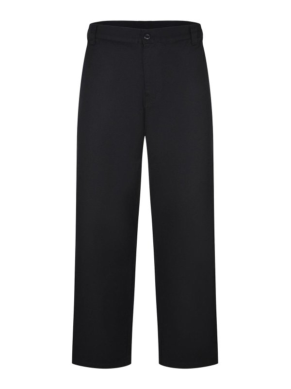 CARHARTT: カジュアルトラウザー - カジュアルパンツ - 黒