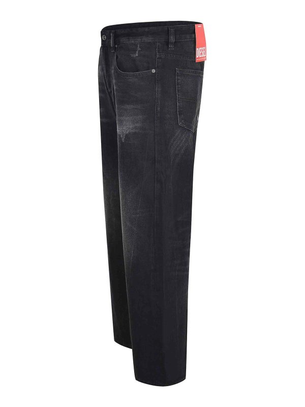 DIESEL: Jeans Rectos online - Vaqueros Rectos - Negro