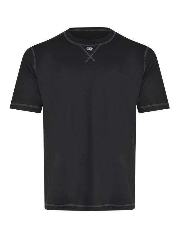 DIESEL: T-shirts - T-Shirt - Noir