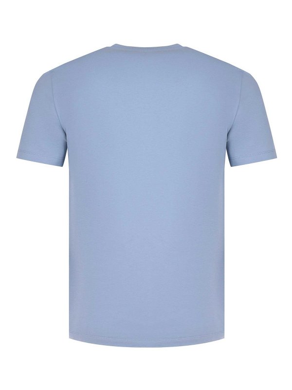 The Best Shops DONDUP: T-shirts - T-Shirt - Hellblau