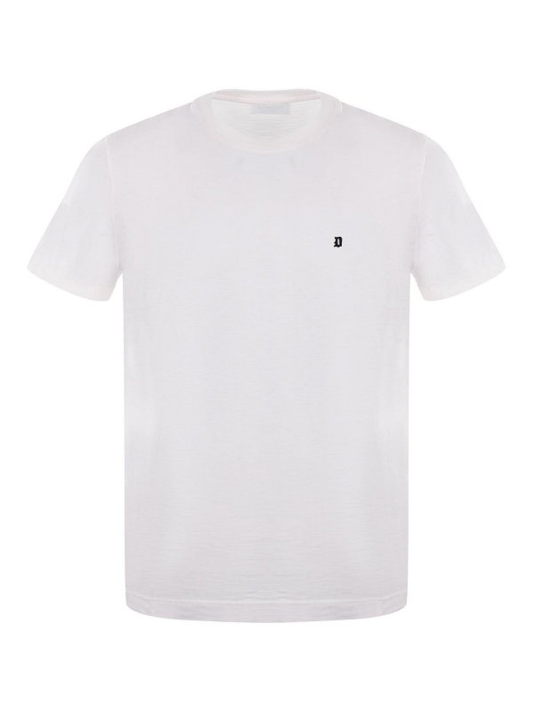DONDUP: T-shirts - T-Shirt - Weiß