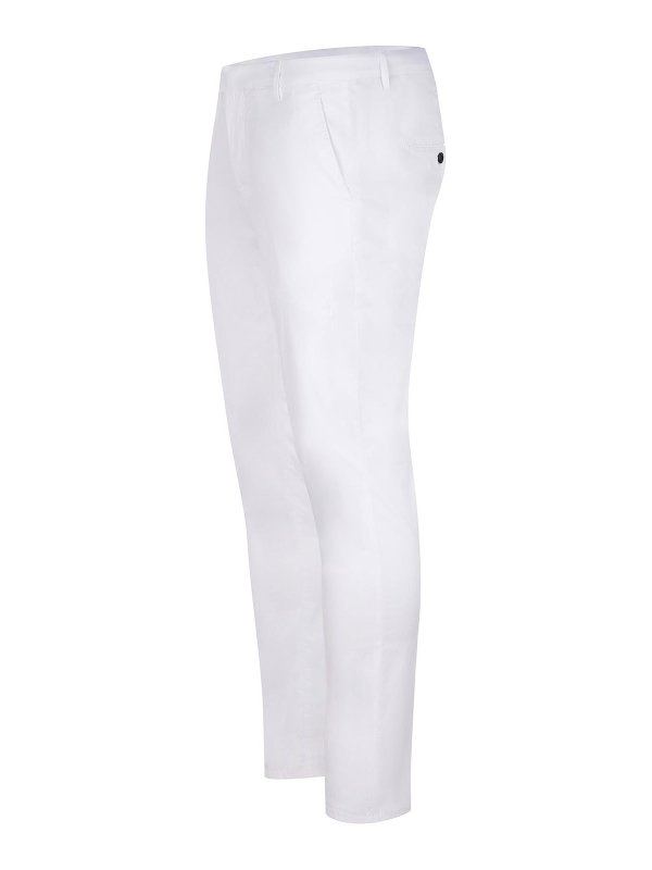 DONDUP: カジュアルトラウザー online - カジュアルパンツ - 白
