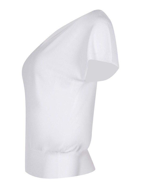 DONDUP: Pull col rond online - Pull Col Rond - Blanc