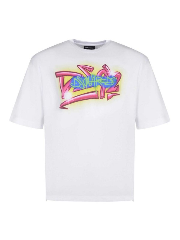 DSQUARED2: Camisetas - Camiseta - Blanco