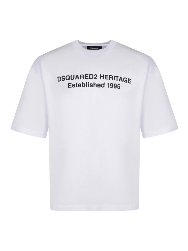 DSQUARED2: T-shirts - T-Shirt - Weiß
