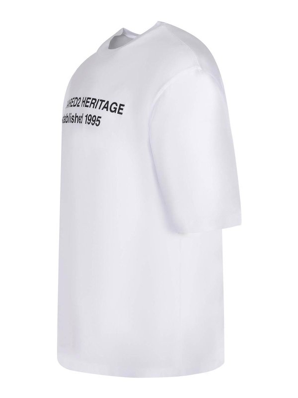 DSQUARED2: T-shirts online - T-Shirt - Weiß
