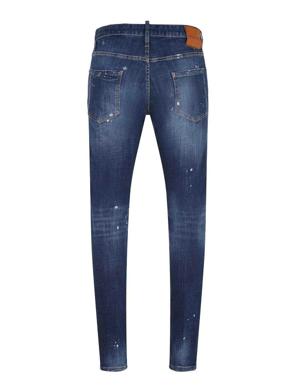The Best Shops DSQUARED2: Jeans Rectos - Vaqueros Rectos - Azul