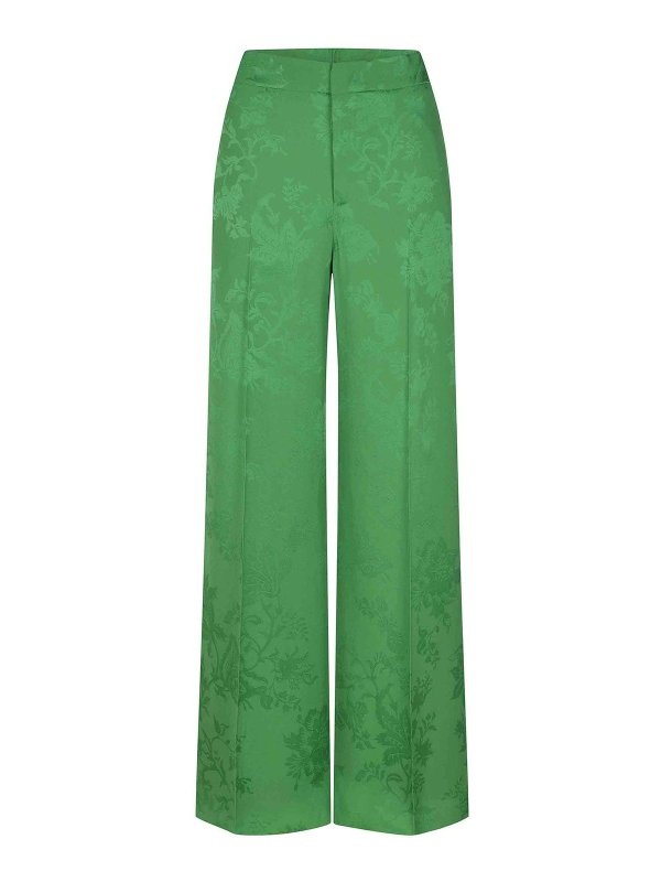 ETRO: Pantalons casual - Pantalons Décontractés - Vert