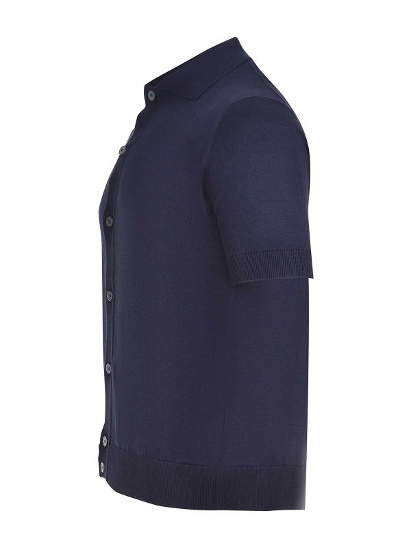 FILIPPO DE LAURENTIIS: ポロシャツ online - ポロシャツ - ブルー