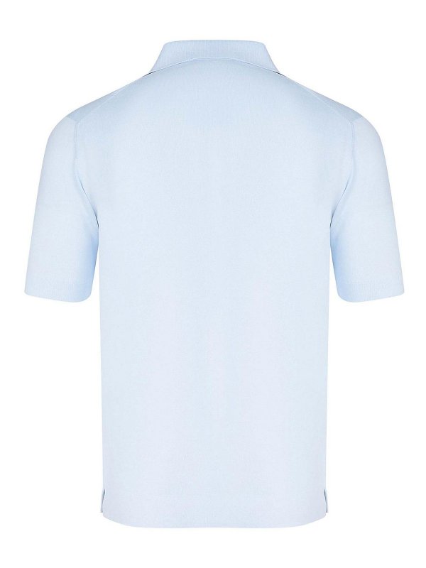 The Best Shops FILIPPO DE LAURENTIIS: ポロシャツ - ポロシャツ - ライトブルー