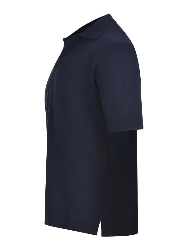 FILIPPO DE LAURENTIIS: ポロシャツ online - ポロシャツ - ブルー