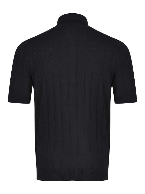 The Best Shops FILIPPO DE LAURENTIIS: ポロシャツ - ポロシャツ - 黒