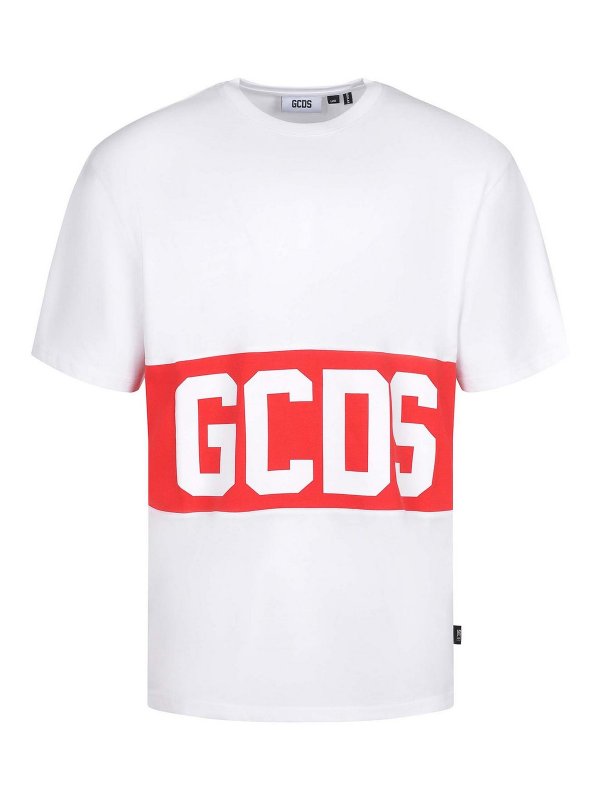 GCDS: Camisetas - Camiseta - Blanco