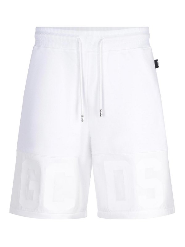 GCDS: Shorts - Short - Blanc