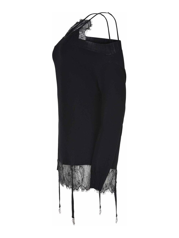 GIUSEPPE DI MORABITO: ニーレングスドレス online - 膝丈ドレス - 黒