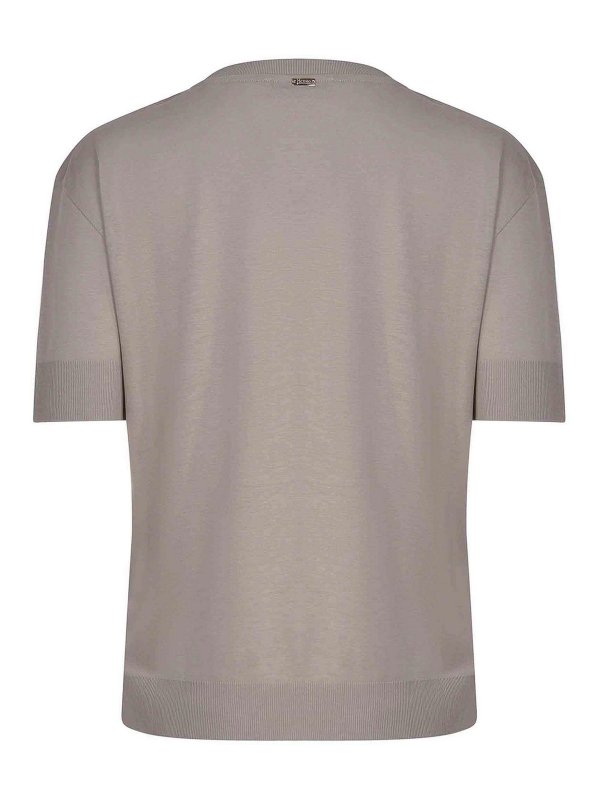 The Best Shops HERNO: Pull col rond - Pull Col Rond - Gris