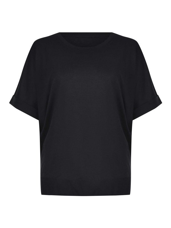 HERNO: Camisetas - Camiseta - Negro