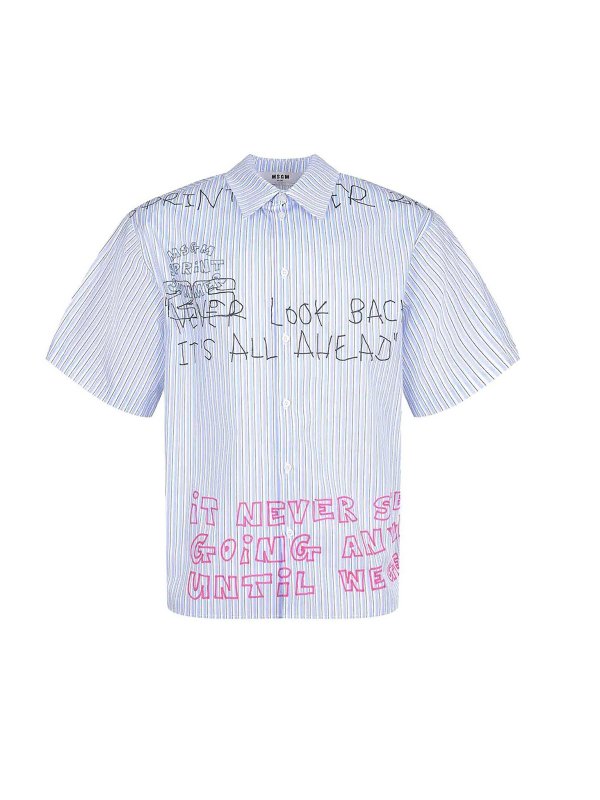 m.s.g.m.: Camisas - Camisa - Azul Claro