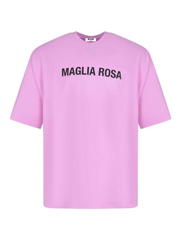 m.s.g.m.: t-shirt - T-shirt Msgm Realizzata In Cotone