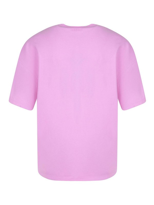 The Best Shops m.s.g.m.: t-shirt - T-shirt Msgm Realizzata In Cotone