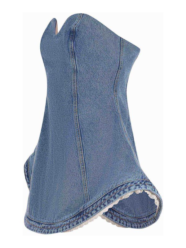 MAGDA BUTRYM: ニーレングスドレス online - 膝丈ドレス - デニム