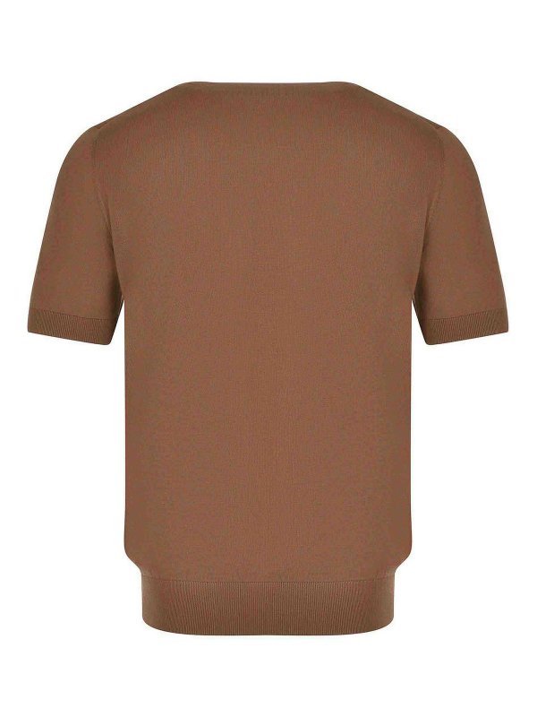 The Best Shops Paolo Pecora: クルーネック - クルーネック - ブラウン