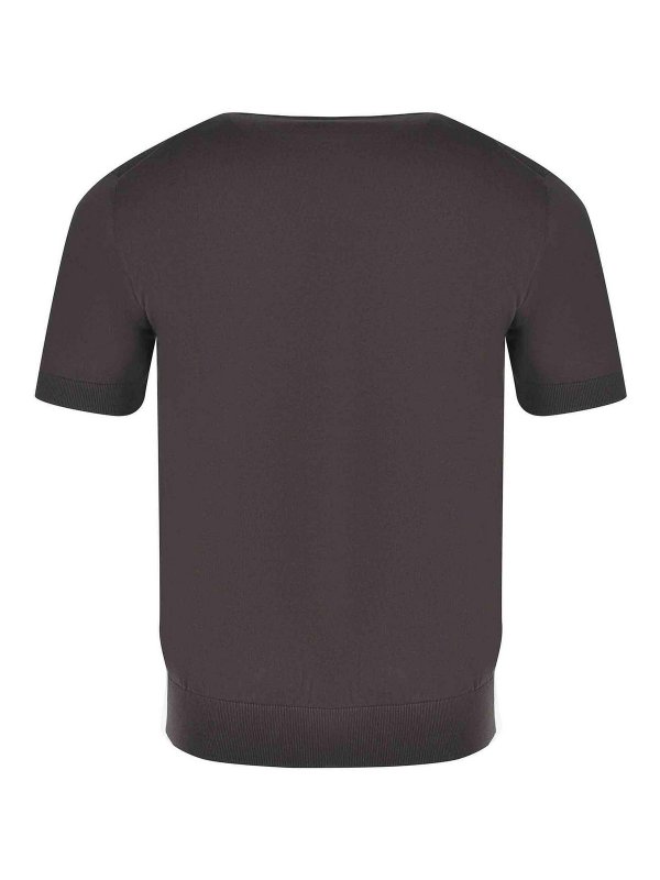 The Best Shops Paolo Pecora: クルーネック - クルーネック - ダークブラウン