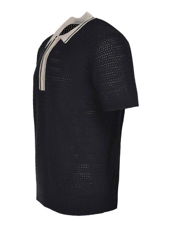 Paolo Pecora: ポロシャツ online - ポロシャツ - 黒