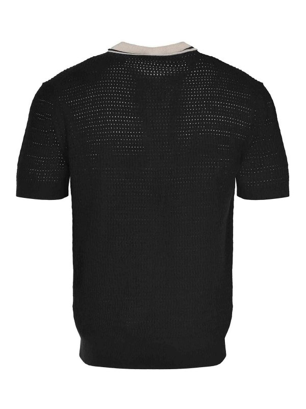 The Best Shops Paolo Pecora: ポロシャツ - ポロシャツ - 黒