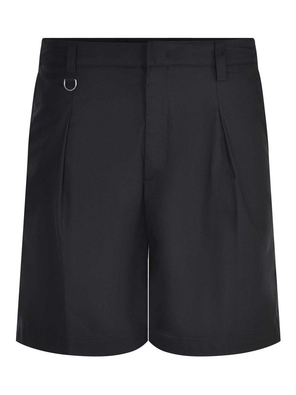Paolo Pecora: トラウザーショーツ - ショートパンツ - 黒