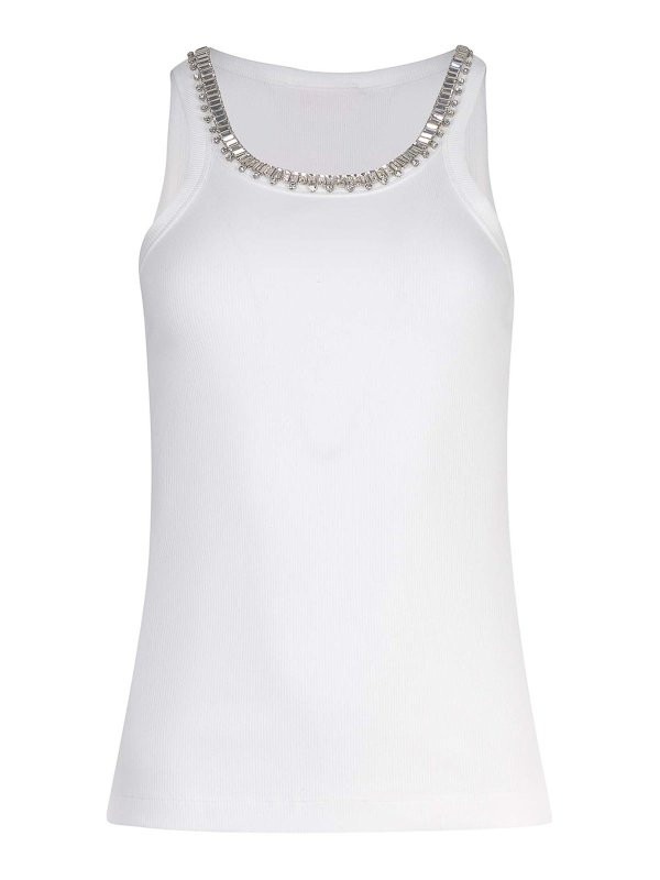 Pinko: Tops und Tank Tops - Top - Weiß