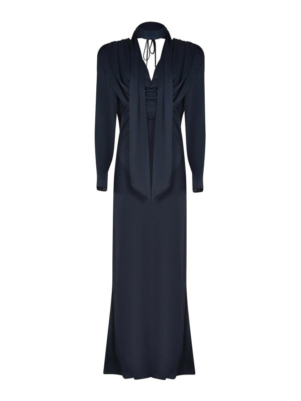 dresses made of polyester Elegant Solid Color Party Dress With Square Collar And Half Sleeve, Made Of  Polyester, Perfect For Banquet
