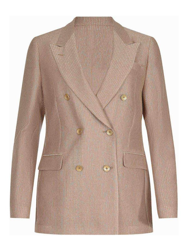 TAGLIATORE: Blazer - Blazer - Beige