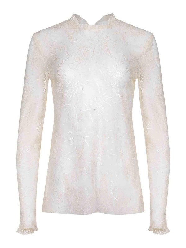 ALBERTA FERRETTI: Camisas - Camisa - Blanco