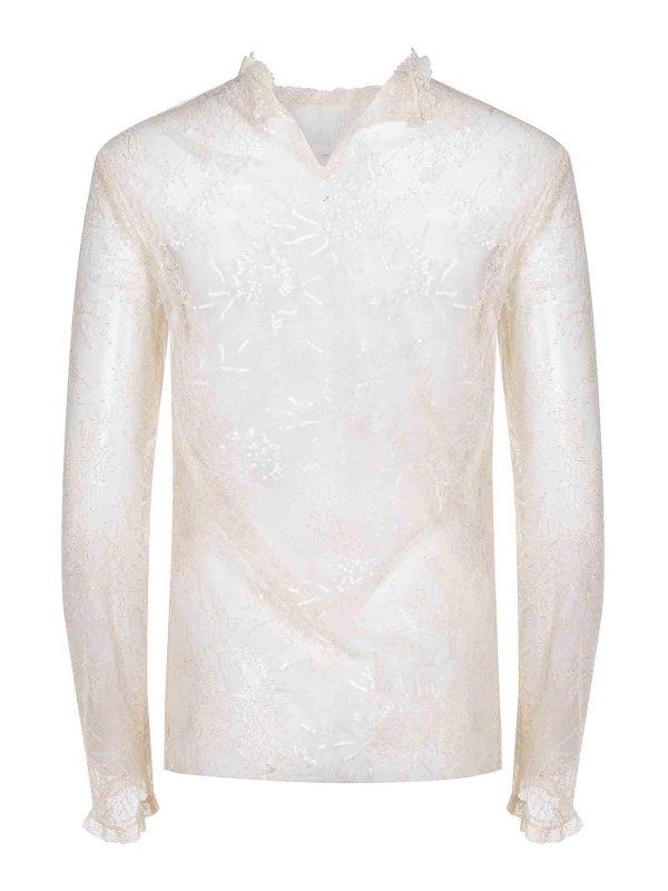 The Best Shops ALBERTA FERRETTI: Camisas - Camisa - Blanco