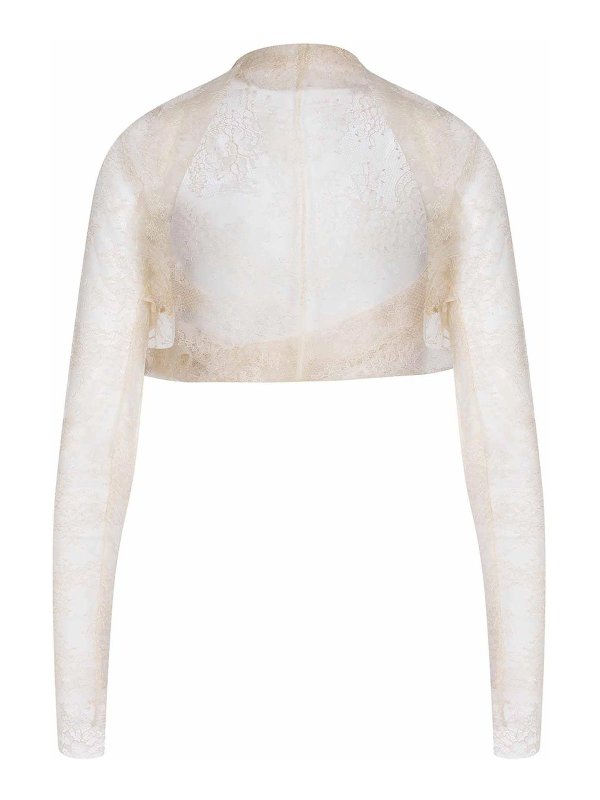 ALBERTA FERRETTI: Capes & Ponchos - Cape - Beige