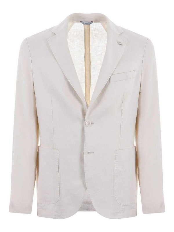 MANUEL RITZ : casual jackets - Linen Jacket