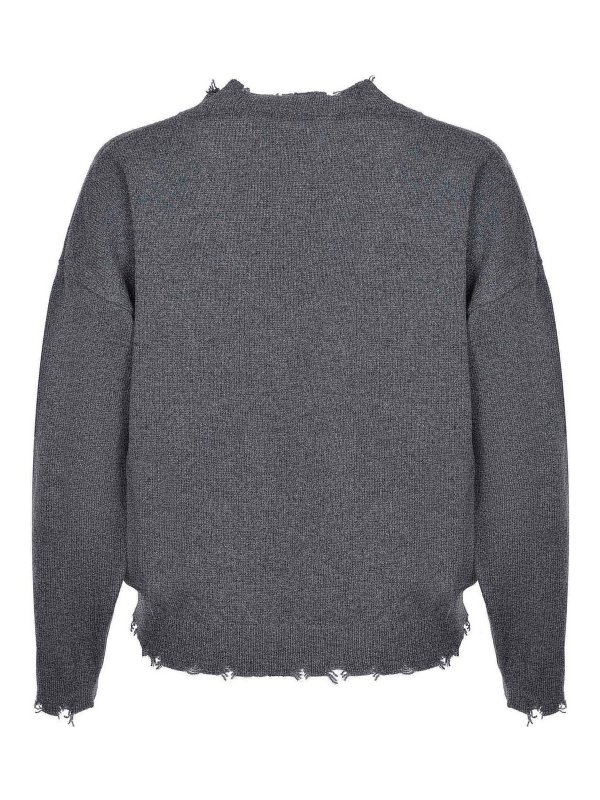 The Best Shops A PAPER KID: クルーネック - クルーネック - グレー