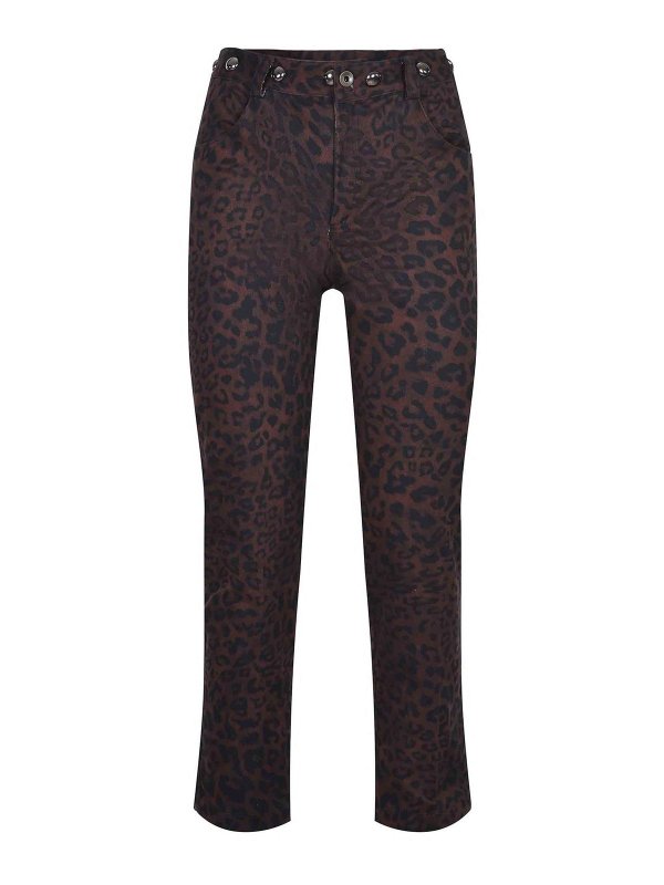 A PAPER KID: Jeans Rectos - Vaqueros Rectos - Azul