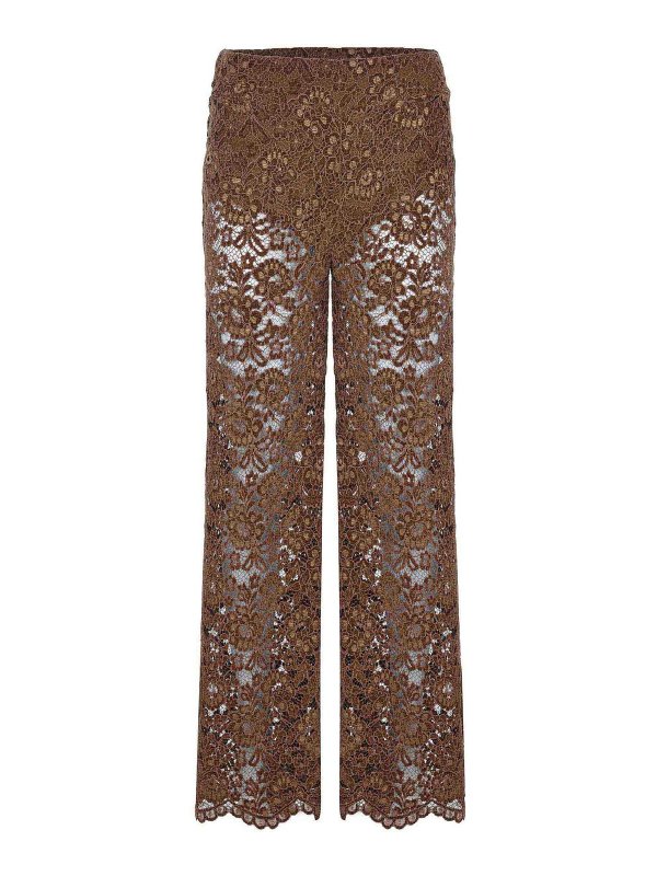 A PAPER KID: カジュアルトラウザー - カジュアルパンツ - ブラウン