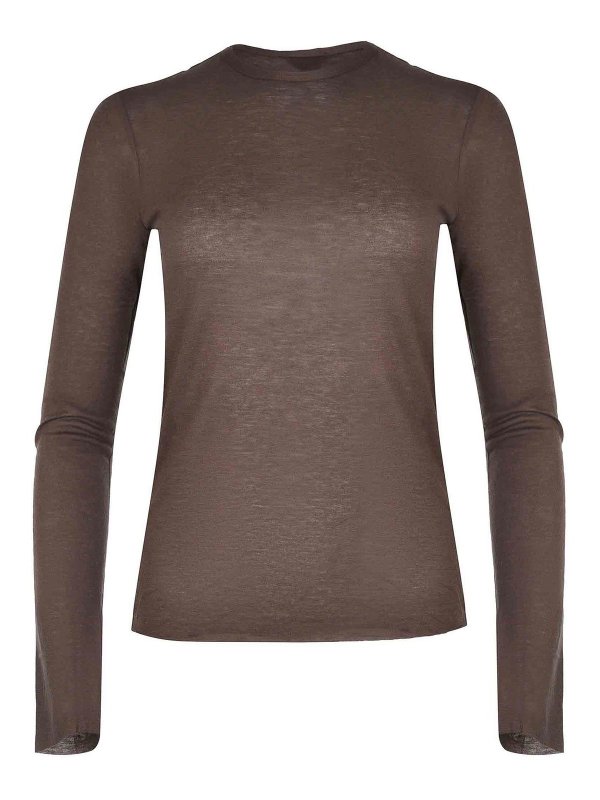 ALYSI: Suéteres con cuello pico - Suéter Cuello Redondo