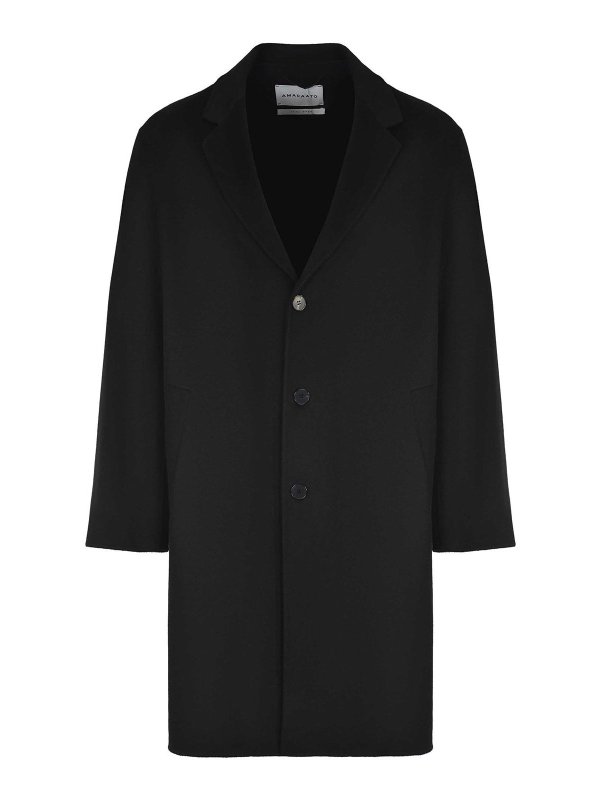 AMARANTO: ニーレングスコート - 膝丈コート - 黒