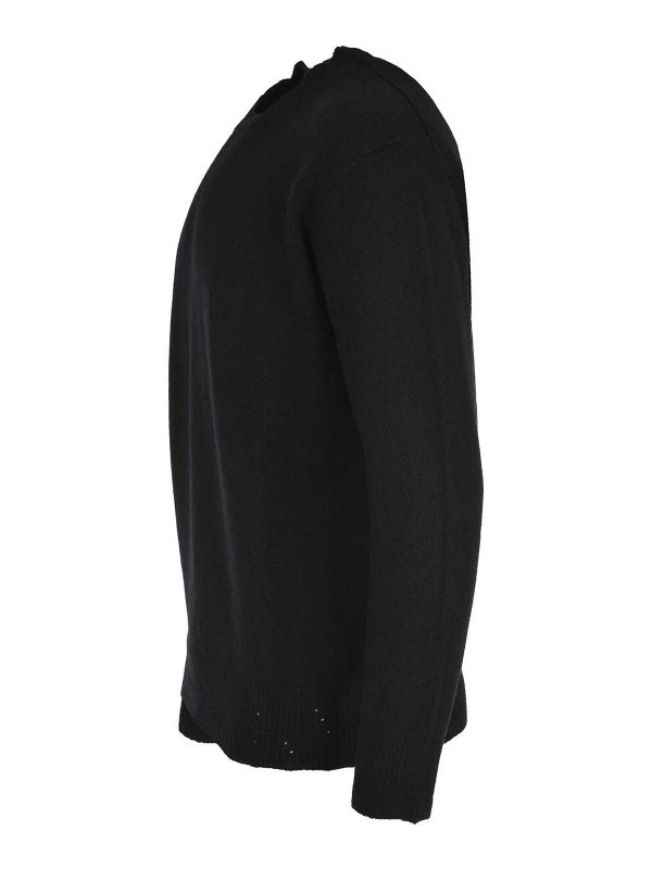 AMARANTO: Pull col rond online - Pull Col Rond - Noir