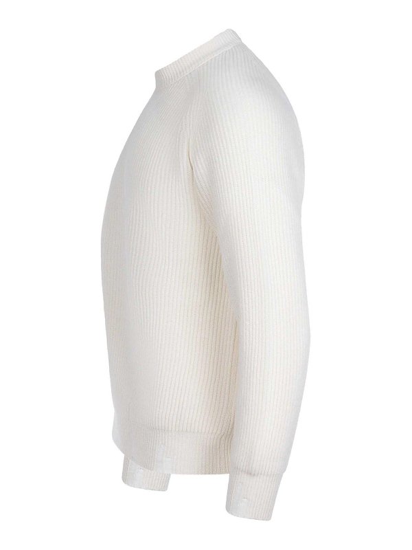 ATOMOFACTORY: Pull col rond online - Pull Col Rond - Crème