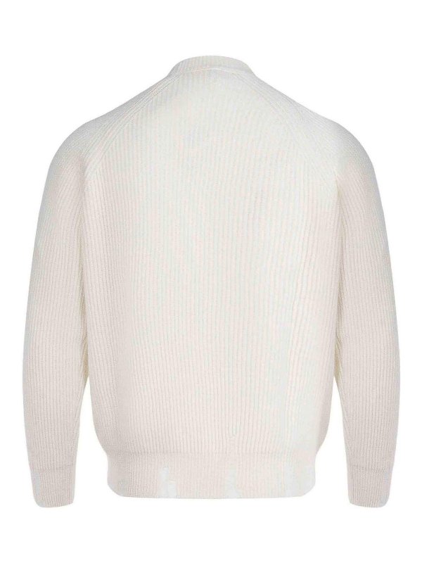 The Best Shops ATOMOFACTORY: Pull col rond - Pull Col Rond - Crème